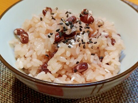 普段用♪うるち米入りお赤飯